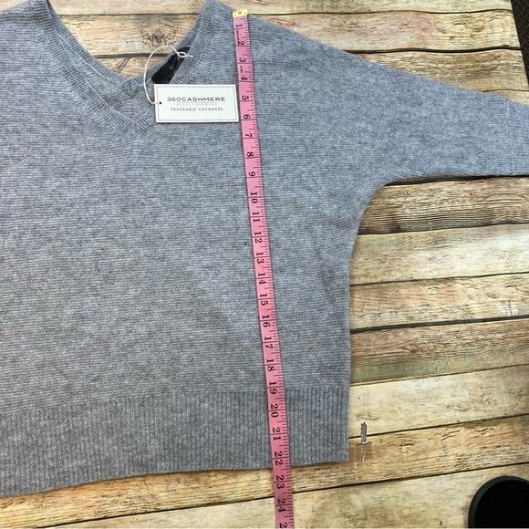Women's 360 Cashmere Grey Sweater Size: XS - Picture 6 of 6